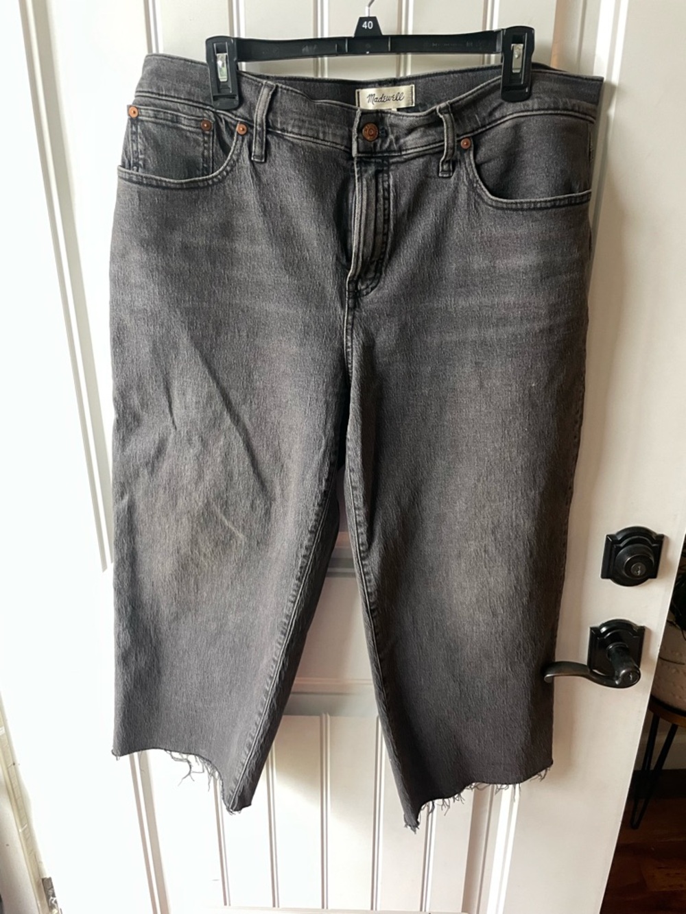 Madewell Perfect petite Vintage wide leg crop jeans women’s size 32p - Picture 3 of 11
